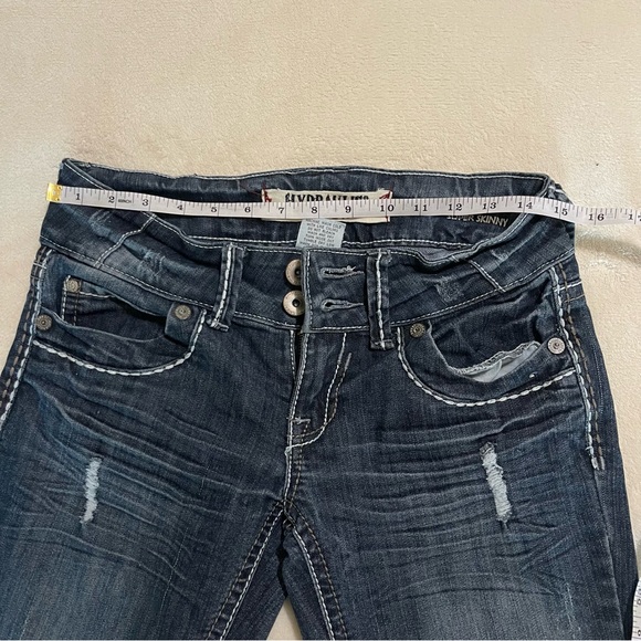 Hydraulic Women's Skinny Jeans -‎ Dark Blue - Picture 9 of 11